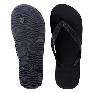 Men's Tonal Slippers (Lava Rock) Black