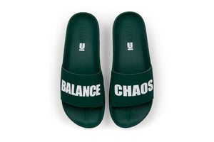 CHAOS/BALANCE Slides (UNDERCOVER X HAYN) Forest Green