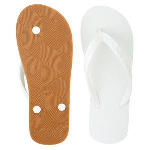 Men's Gumsole Slippers (Haupia) White