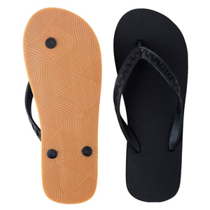 Men's Gumsole Slippers (Lava Rock) Black