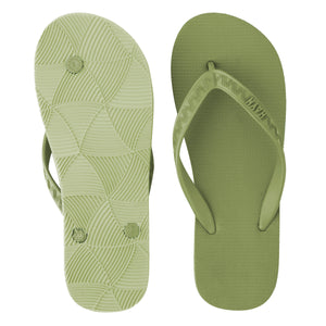 Men's Tonal Slippers (Matcha) Light Green